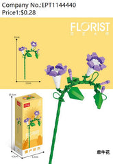 Color box morning glory building blocks 92PCS (Chinese packaging)